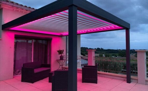 Rolling Roof Pergole